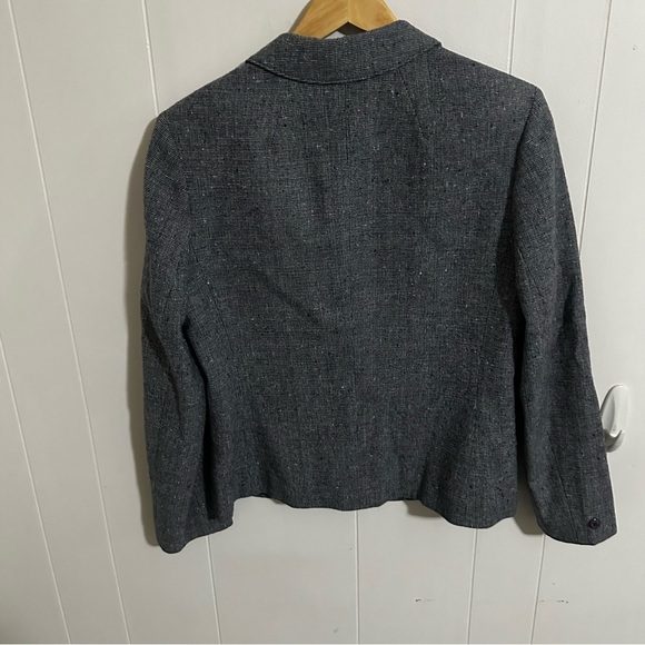 Pendleton Gray Wool Blazer Structured Suit Jacket - Picture 3 of 4